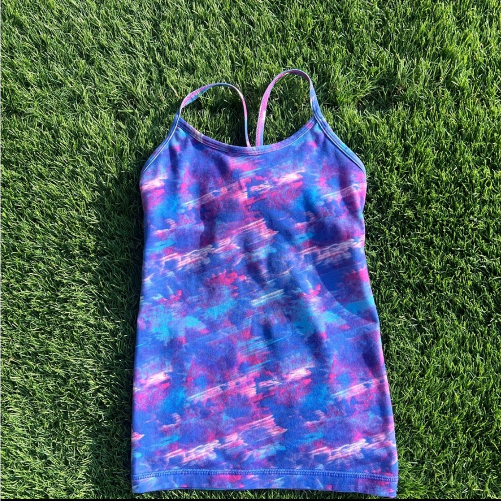 Lululemon - Ivivva Pink And Blue Strappy Tank
